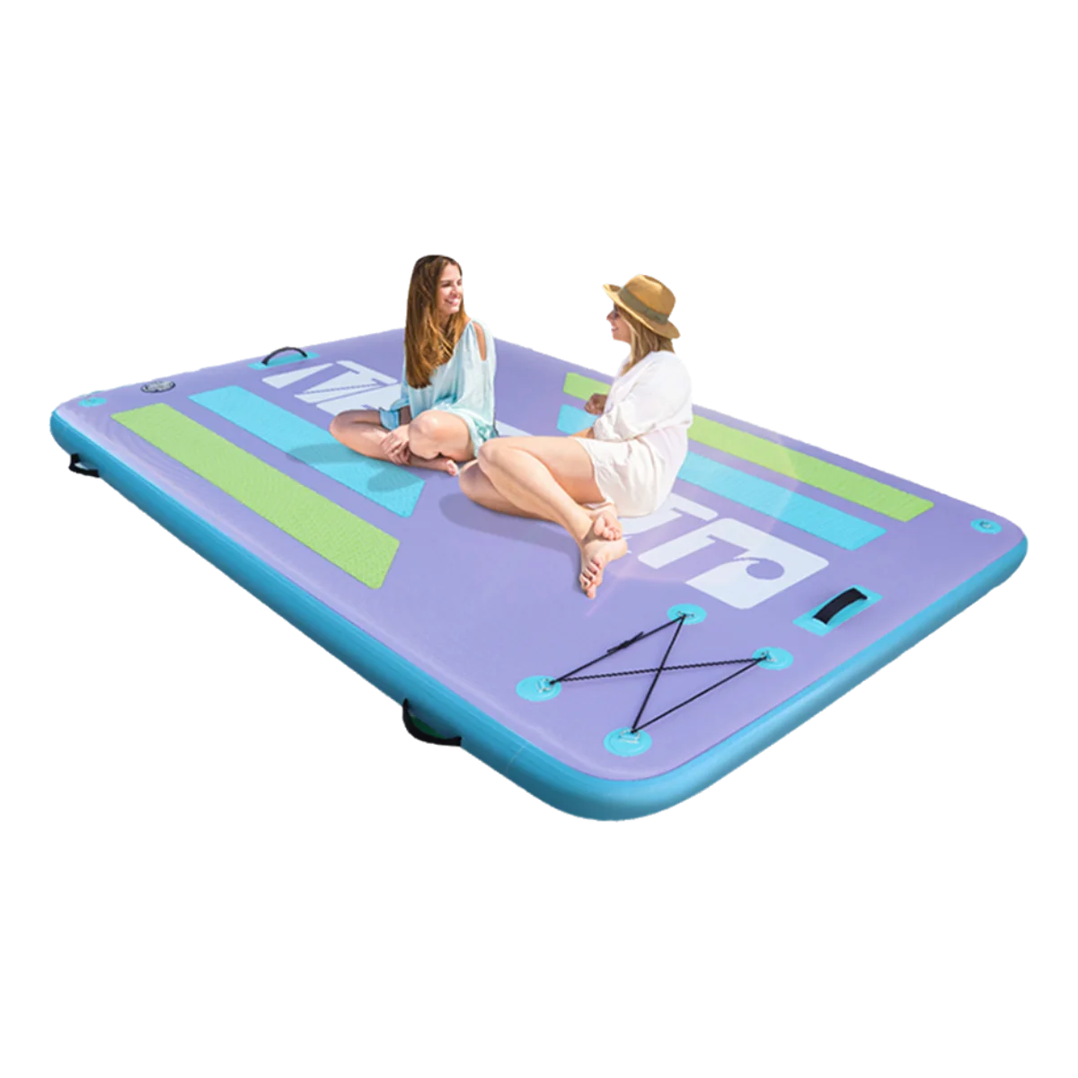 Inflatable marina inflatable dock floating platform cushion leisure platform large floating dock island rafts