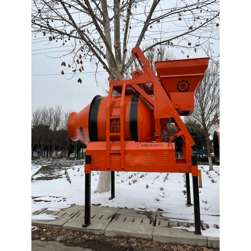 Self-loading Drum Hydraulic Dump Hopper Concrete Mixer Concrete Mixer