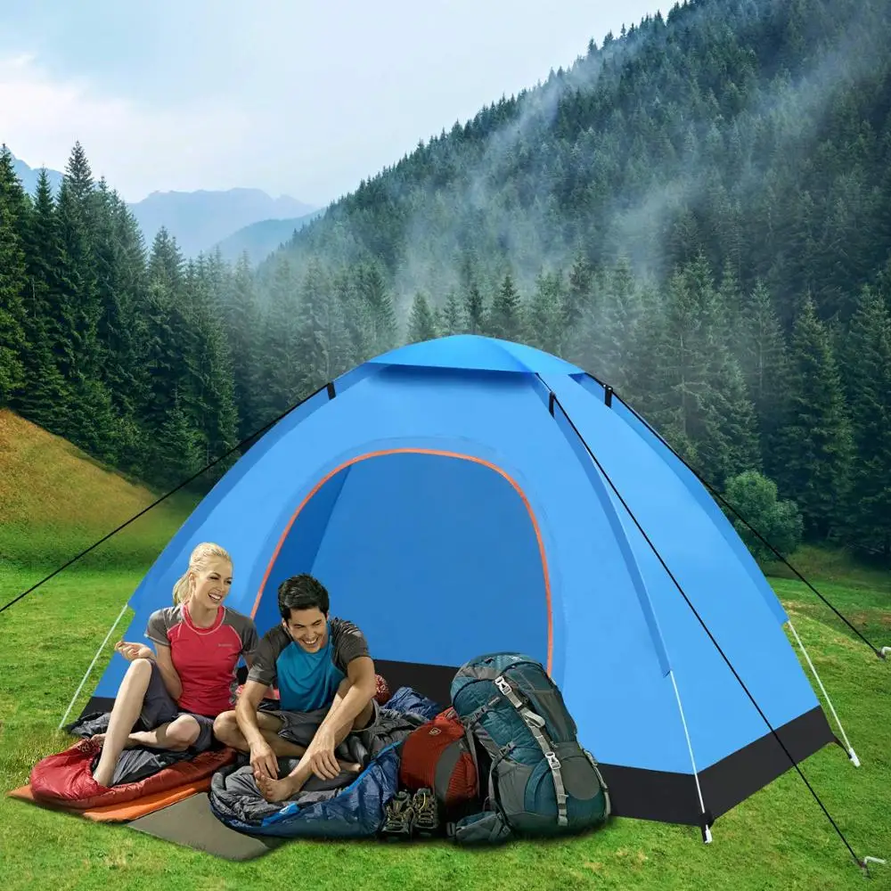 3 Seconds Automatic Opening Waterproof Sun Shelter Automatic Instant Tents for Outdoor Hiking