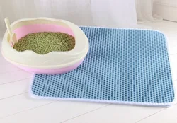 Factory Wholesale Box Double-Layer Trapper Waterproof Pet Cat Litter Mat Double Layer