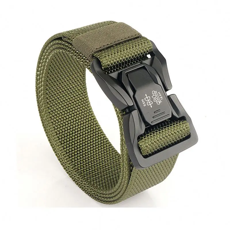 Alfa Quick Release Belt For Men Woven Braided Belts Mens Belt Casual Knitted