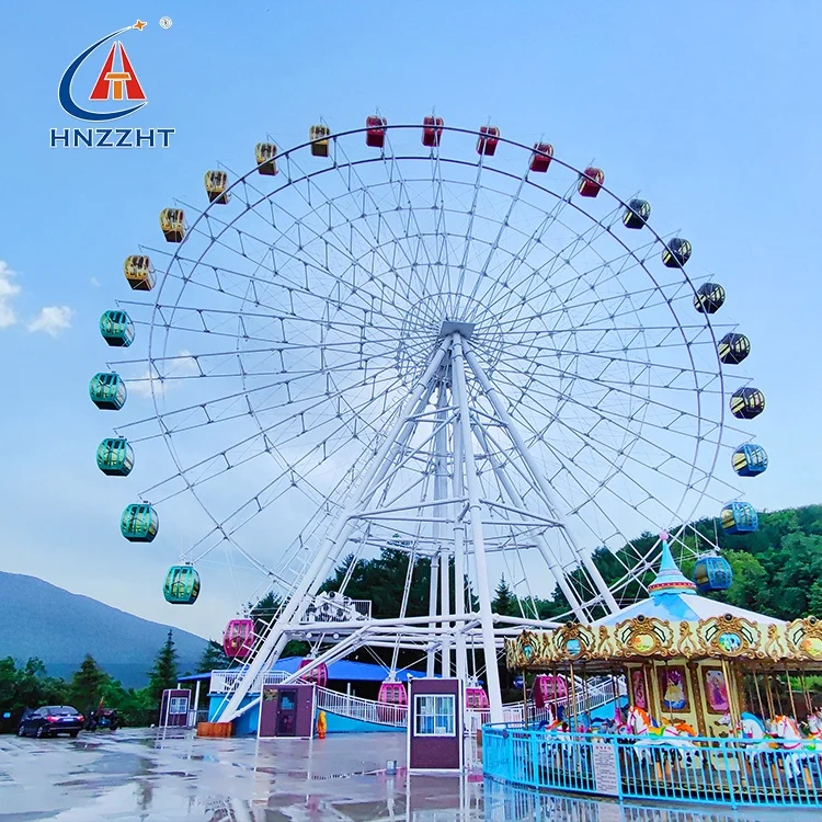 China supplier competitive price of 20 meters ferris wheel small ferris wheel trailer with LED light