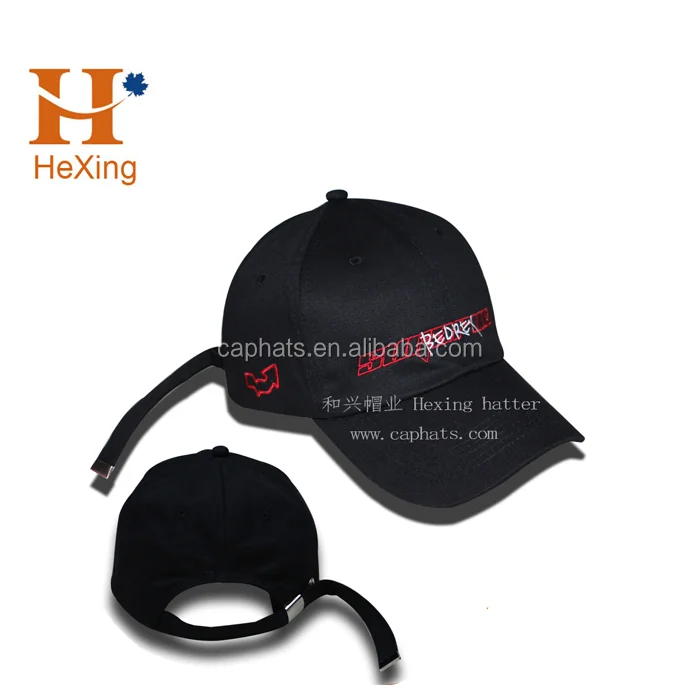 Custom 6-Panel 100% Cotton Baseball Cap Unisex Striped Hat With Long  Back Strap