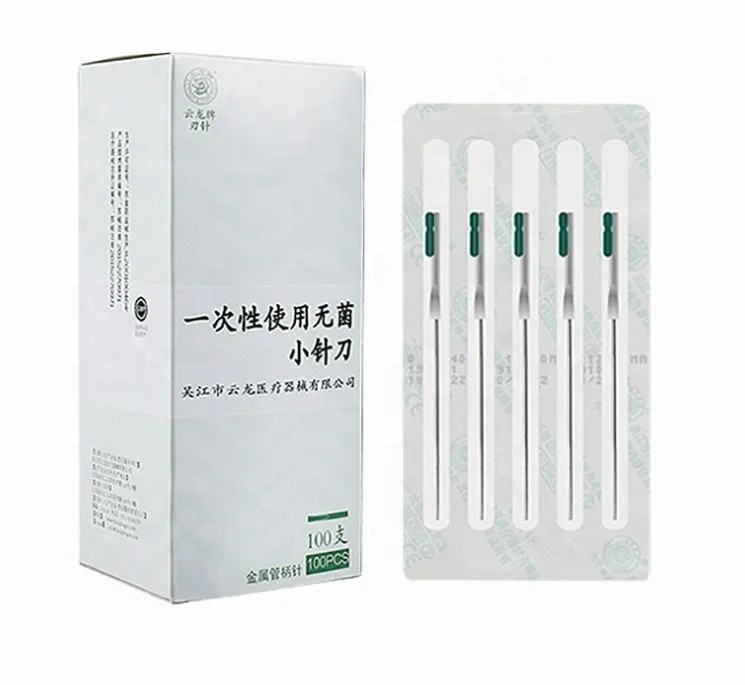 Cloud Dragon Acupuncture Disposable Sterile Painless Aluminium Pipe Painless Needle Knife