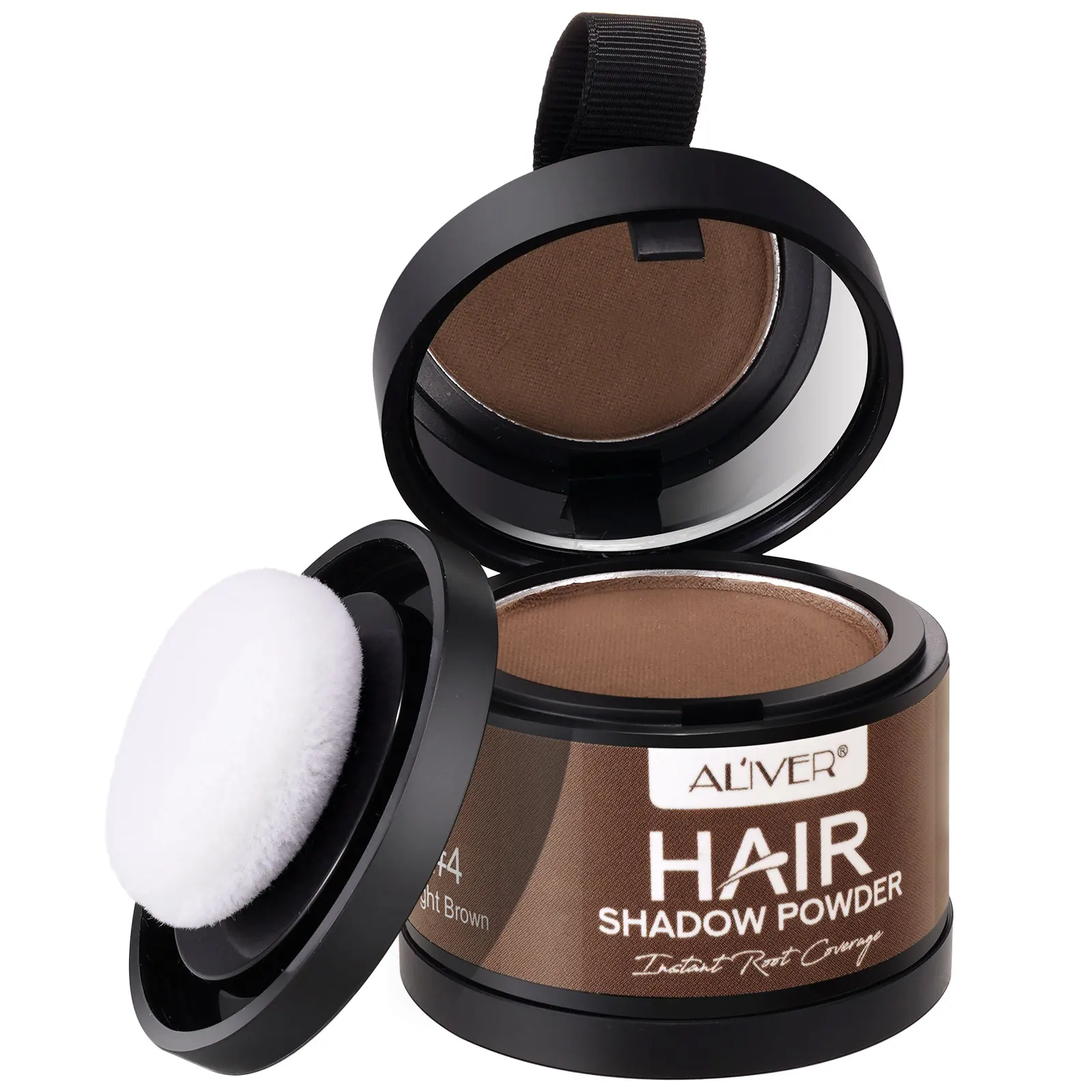 ALIVER instantly camouflages roots water resistant highly pigmented hair fibre powder,hair line powder,hair volume powder