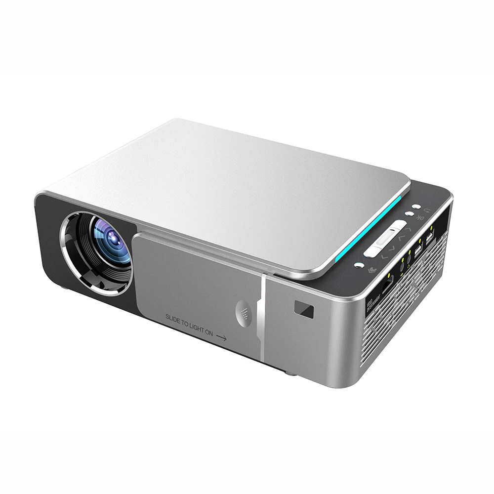 
Hot Sale HD Android Projector 3000 Lumens 1280*720p mini LED Projector T6 Home LED Projector T6 
