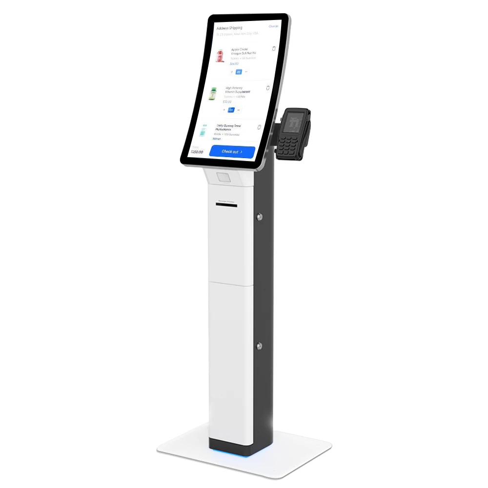 Usingwin 23.6' Smart Restaurant Order POS Payment Terminal kiosk Self Service Touch Screen