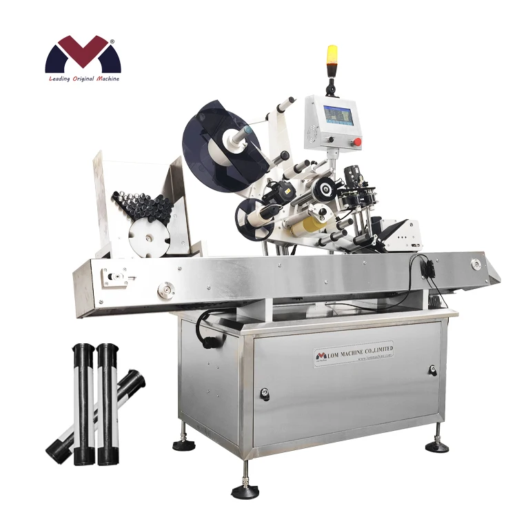 Best quality labeling machine 10ml cones test blood collection tube plastic vial bottle Factory high accuracy fully automatic