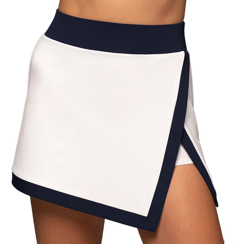 High quality tennis skirt elevated with a split front skirt women stretchy lightweight golf tennis dress