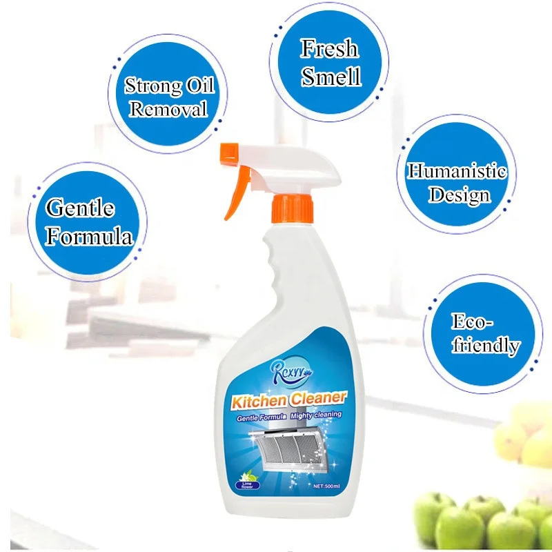 Manufacture Free Sample Gentle Formula  Liquid Detergent 500ml  Kitchen  Cleaner Spray For Household  Cleaning Supplies