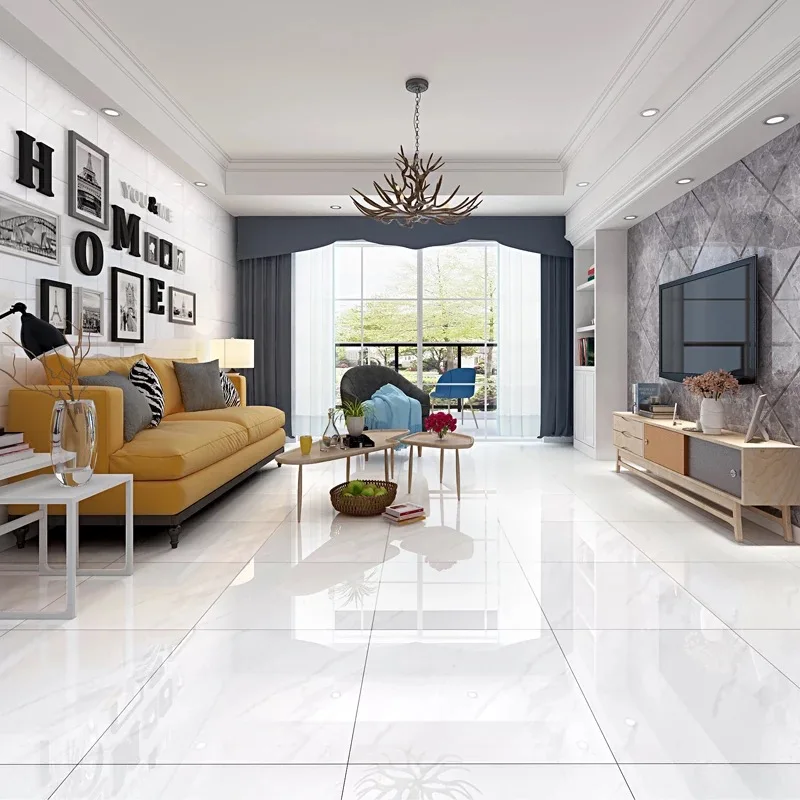 
Interior Tiles Usage and piso porcelanato 80x80 