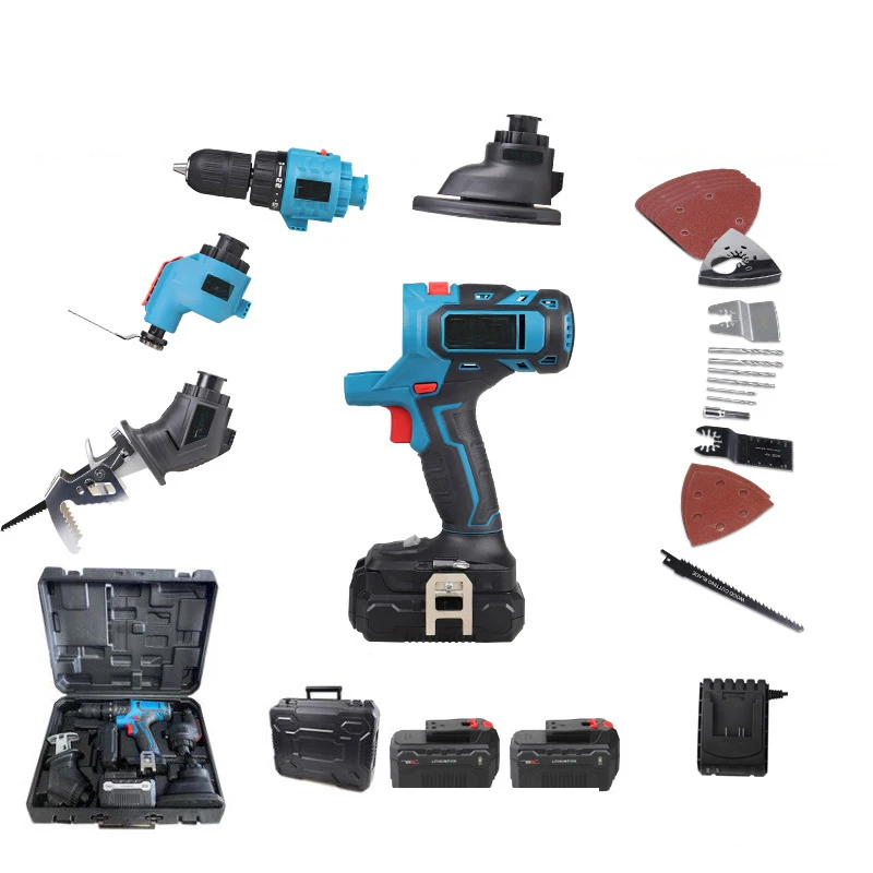 21V Electric Power Tools Combo Kit In China Combination Woodworking Machines Power Drill 5 in 1