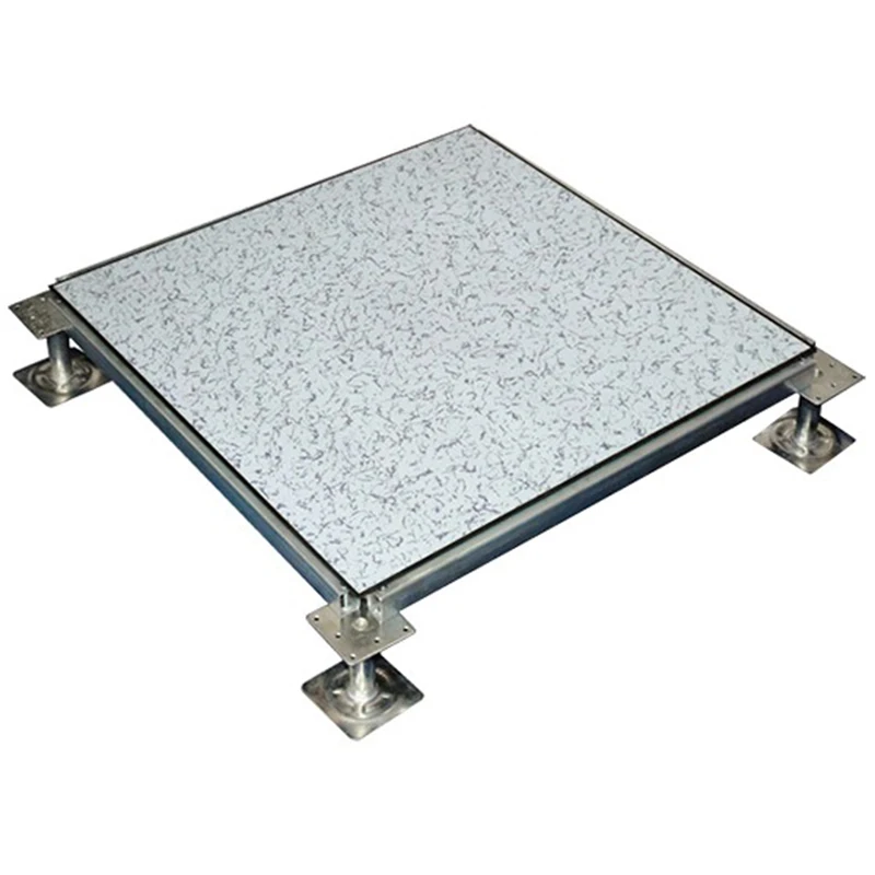 Waterproof Anti-static Server Room Steel Raised Floor Cover Pvc Anti-static Flooring Tiles