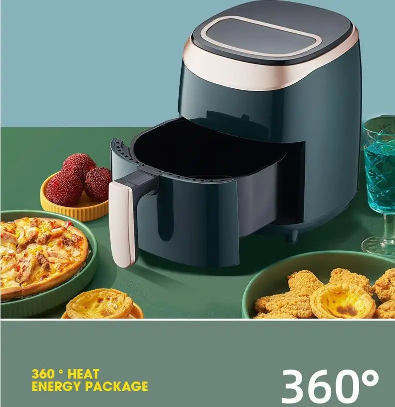 Hot Sale Household Digital Air Fryers 1200W 3.2L Healthy Low Fat Cooking Pot Intelligent Timing Electric Hot Deep Air Fryers