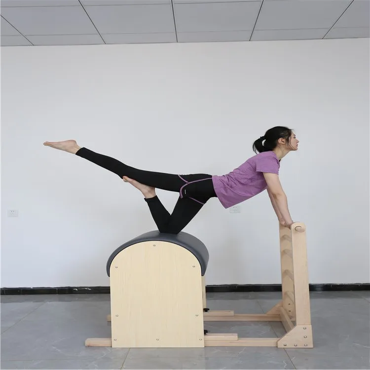 Ladder barrel Recombine training ladder bucket trainer yoga studio body shaping wood pilates home