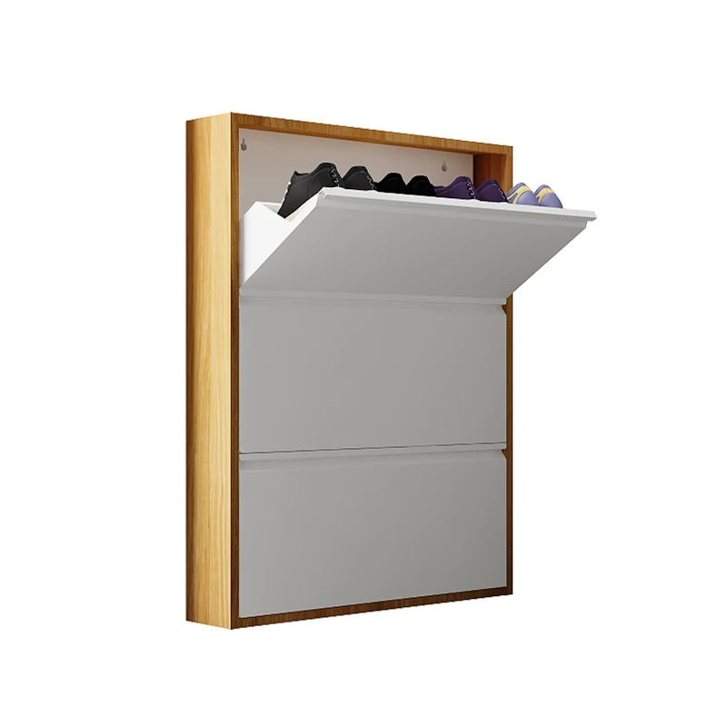 Big Capacity Dust-Proof Storage Shoe Rack Metal Locker Nordic Shoe Cabinet