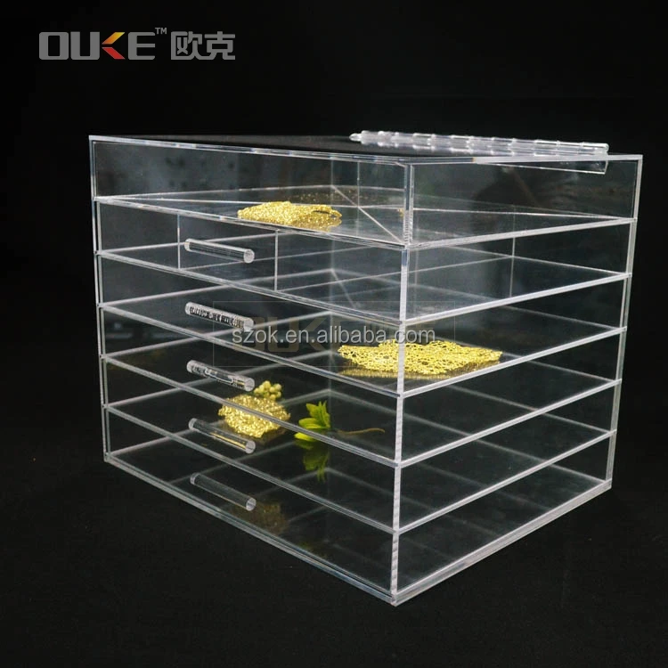 Custom clear acrylic car display case