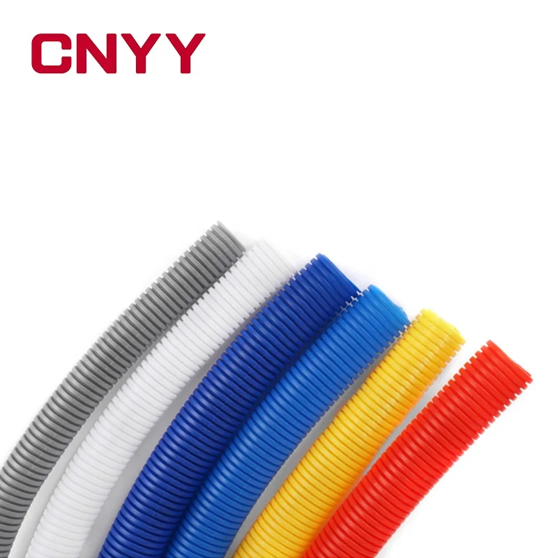 CNYY Flame retardant flexible hose polypropylene corrugated pipe outer diameter 7mm electrical PP conduit