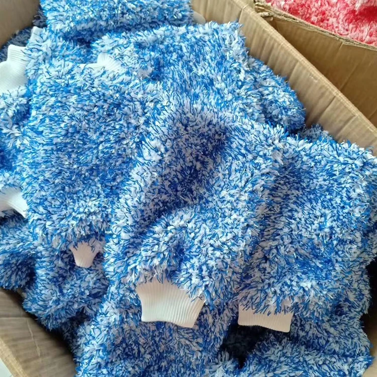 
High Quality Waterproof Microfibre Glove Car Wash Mitt Car Cleaning Glove For Cleaning Car 