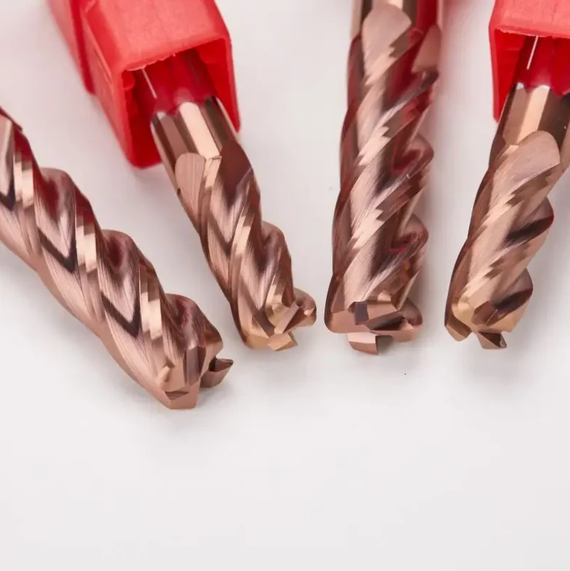OEM manufacture wholesale 4 flute flat tungsten carbide square corner radius milling cutter