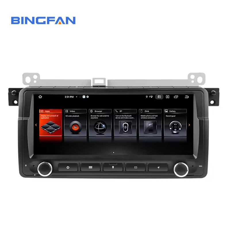 Wholesale Android 12.0 8.8 inch Big Screen 4+64GB Special Car Radio Multimedia Player GPS DVD Player for BMW 3 Series E46