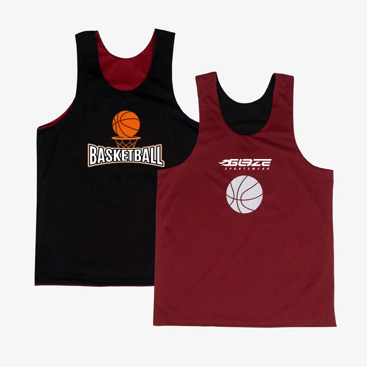 New Custom Reversible Basketball Jersey Team Reverse Singlet Mesh Sport Uniform Sublimation 2023 New design basketball jersey
