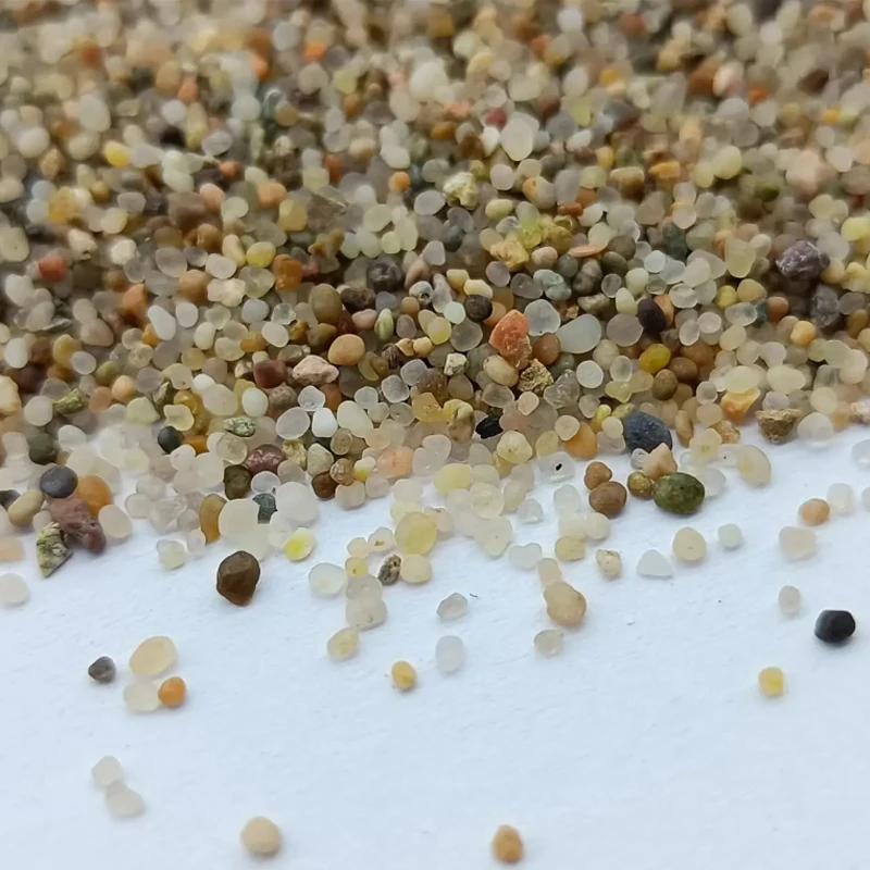 High Quality Natural Sea Round Sand for Artificial Turf Playground Factory Direct Supply