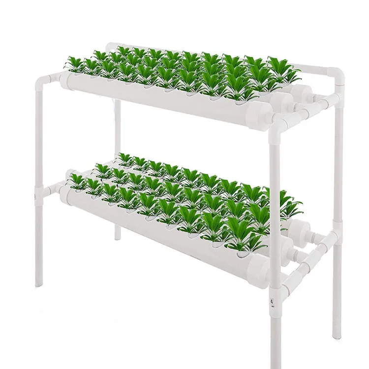 Indoor 3 Tier Hydroponics Systems Vertical Grow Tower Nft Channel Microgreen Growing System Hydroponics System
