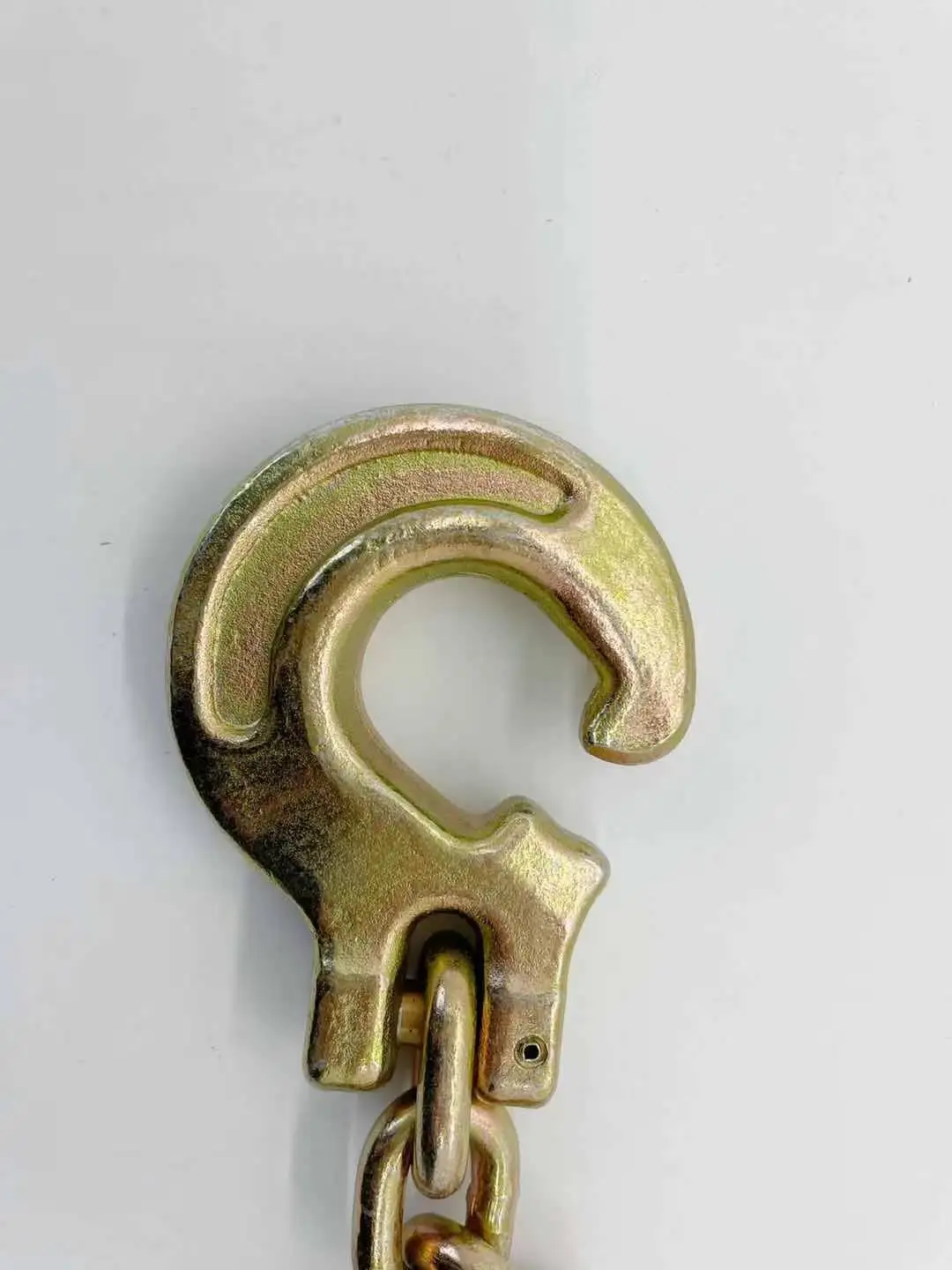 
G80 yellow zinc chromated chain with clevis forest hook 