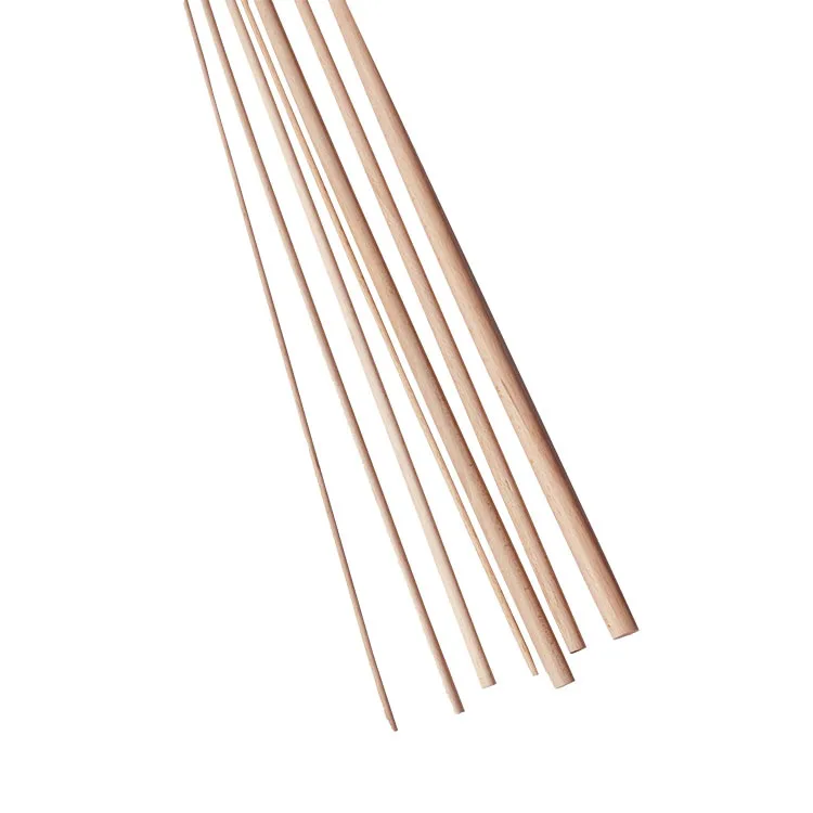 Natural Wooden Mop Stick Home Curtain Wooden Rod Processed Smooth Tent Stand Wooden Sticks Wholesale Custom