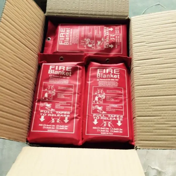 China Supplier powerfully Non-combustible Efficient Fireproof fire blanket box emergency asbestos