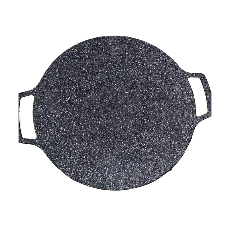 Wholesale Manufacturer Nonstick Frying Pizza Grill Pan Camping Outdoor Cookware