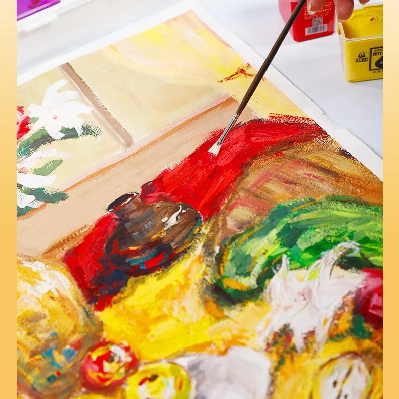 CHINJOO Gouache Paint Color Set Essential for Painting