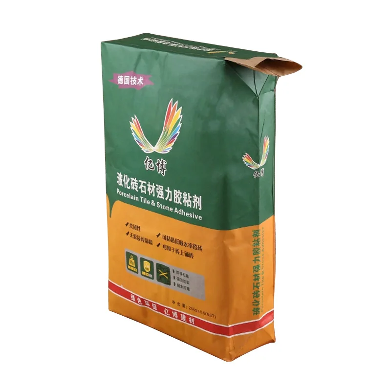 Customizable Pp Woven Sack Kraft Paper Coated Pe Film Cement Bag Sacks Bags For Cement Gypsum Putty Powder