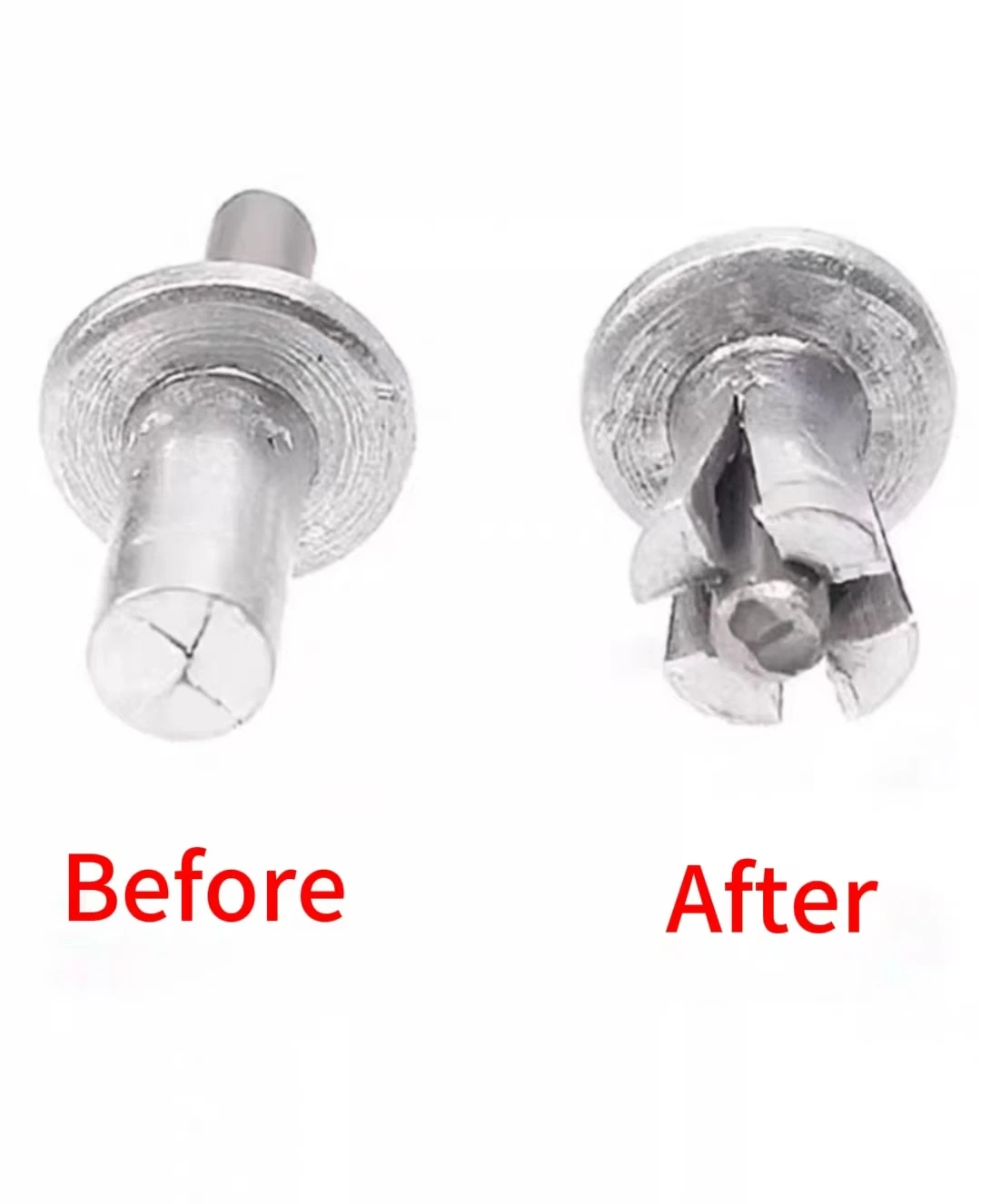 Wholesale Oblate Head Core Screws with National Standard Aluminum Core Metric Measurement System Flat Round Head Drive Rivets