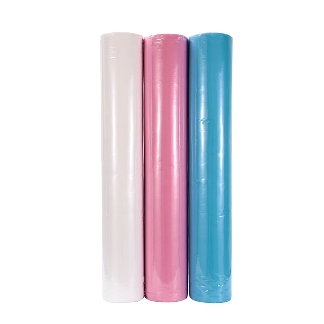 Fabric 50%cotton 50%polyester 40s 227TC Satin plain White hotel bedsheet fabric in roll for making Bed Sheets