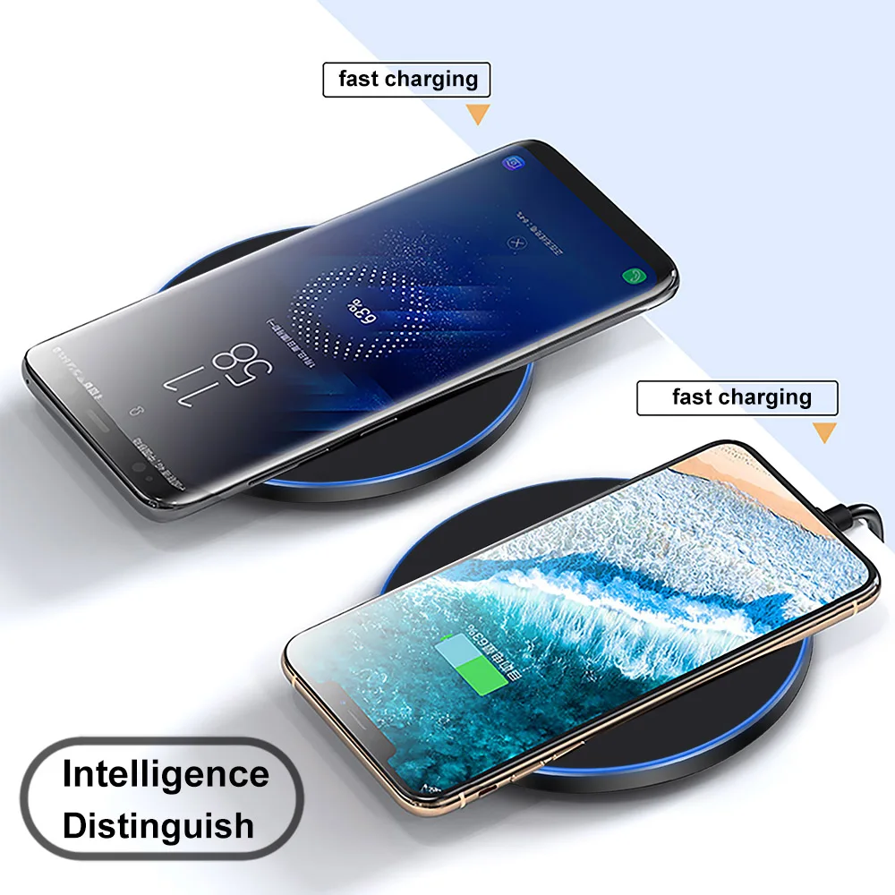 Inalambrico Cargador Tipo C Fast Qi Wireless Charger Pad for iPhone Samsung Xiaomi Wireless Charging Stand