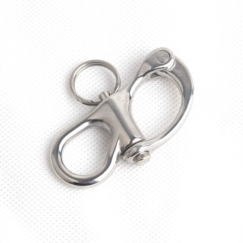 Quality Special Quick Release Stainless Steel Marine Hardware Jaw Swivel Snap Shackle