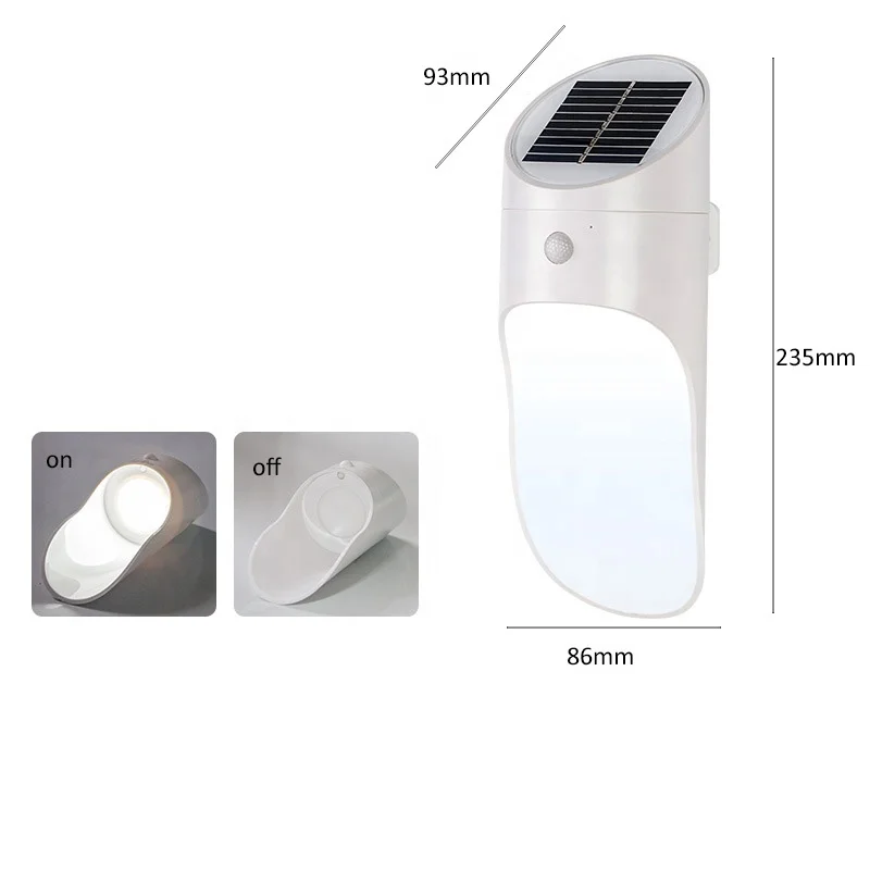 solar wall light solar outdoor wall light led waterproof solar sensor wall light