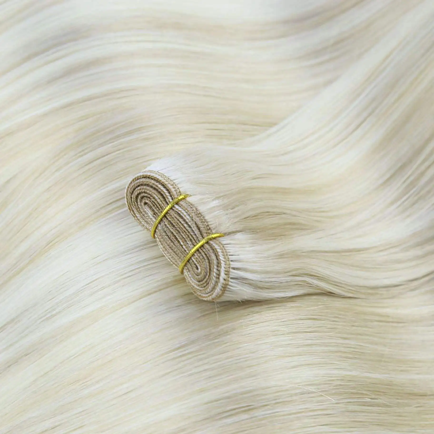 Popular New Genius Weft Hair Extension Remy Hair Weft Super Thin Cuticle Intact Genius Weft