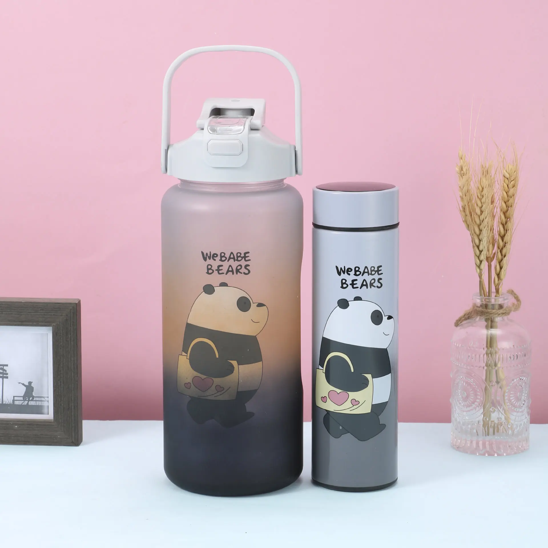 wholesale botella agua 2l water bottle termos de agua gym bottle motivational termos motivacionales gym hot water bottle