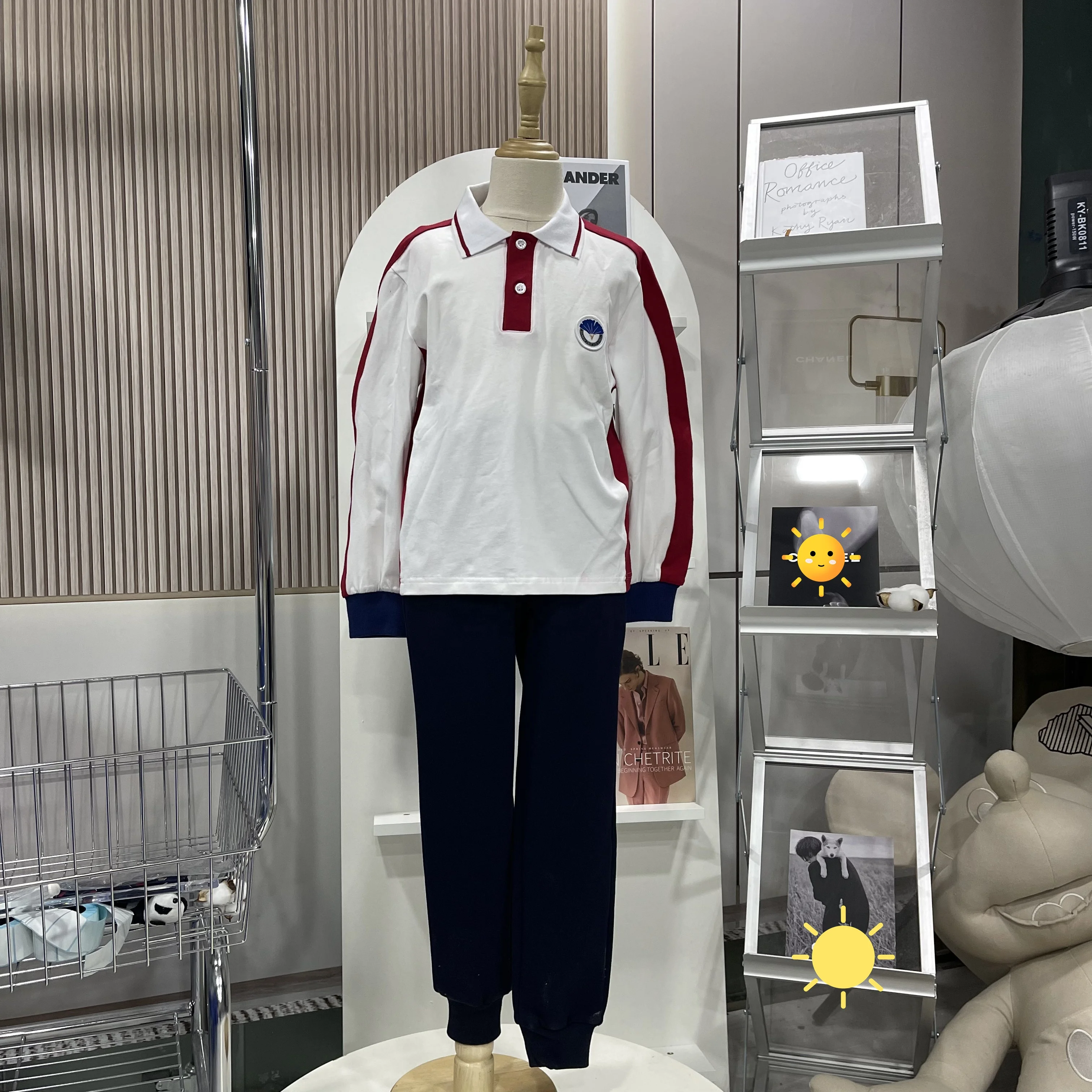 New Arrival Wholesale Socks Cheap Black And White Blouse School Uniform