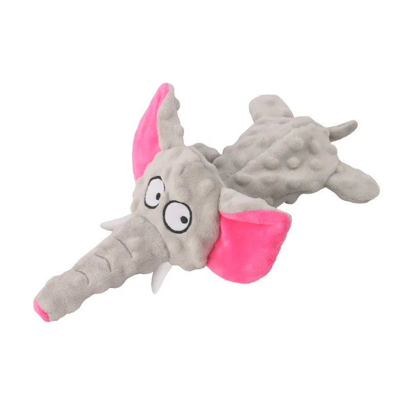 Interactive Unfilled Sound Paper Dog Chew Toy Crinkle Paper Dog Squeak Toy