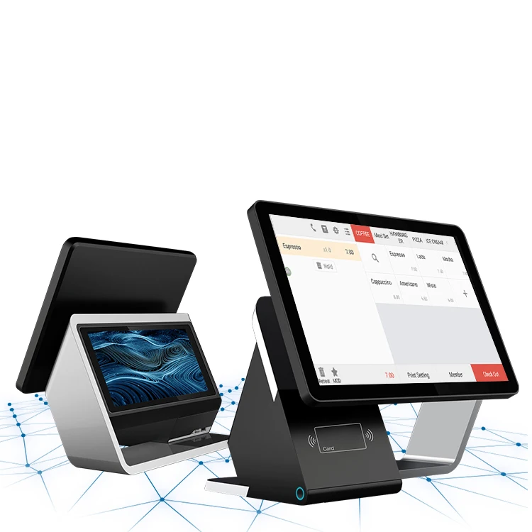 17 inch aluminum dual touch capacitive screen tablet PC for Hair Salon Pos App System