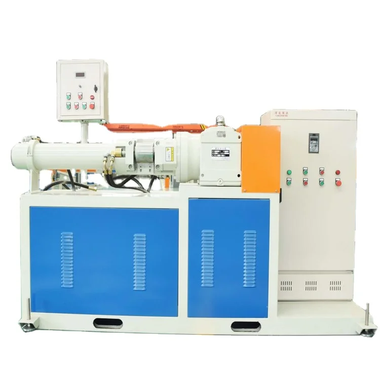 ISO9001 CE silica rubber extruder silicone rubber seal extruding machine silicone extrusion line