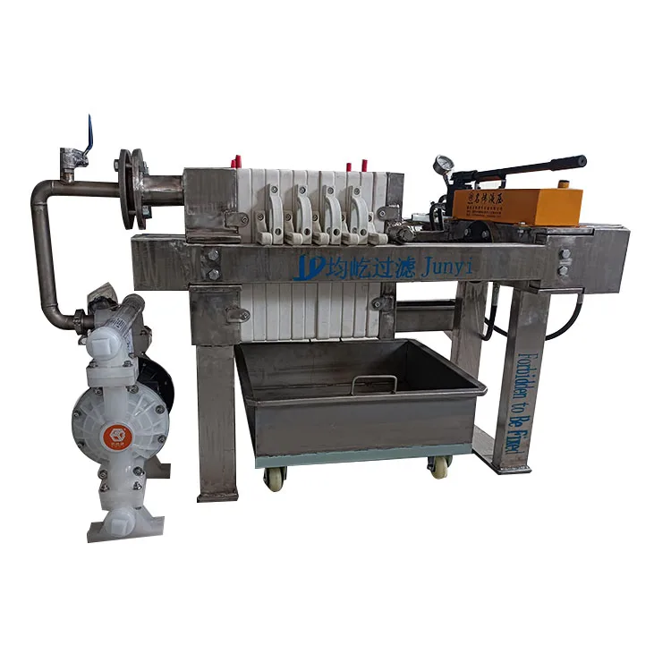 Small laboratory filter press cheap filter press machine lab scale filter press