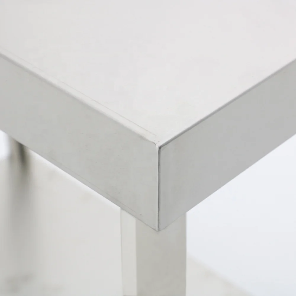 Outdoor Sink Workbench Stainless Steel Kitchen Single Bowl Utility Sink Set with Drainboard for Garage, Restaurant, Bar, Hotel