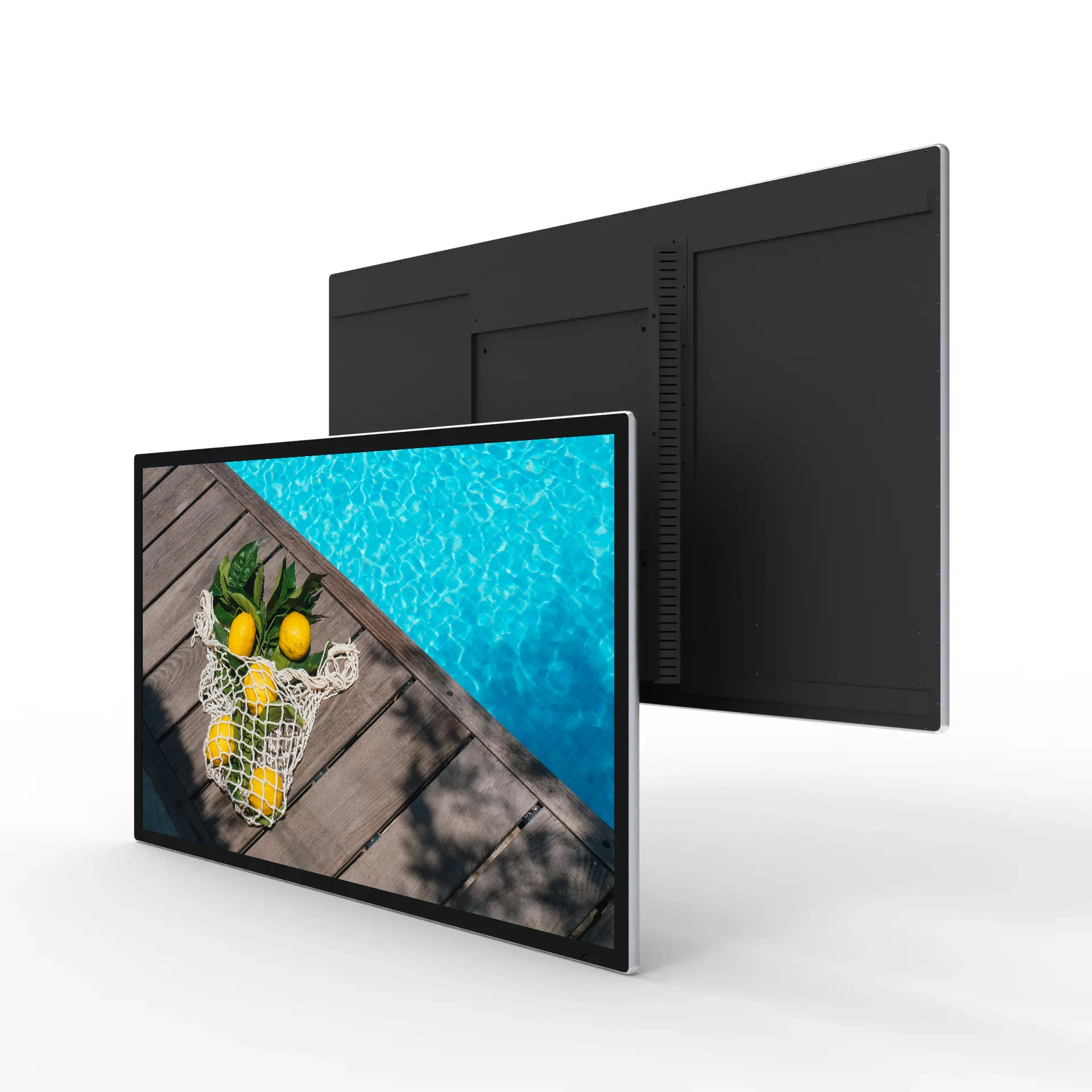 23.6 inch indoor wall-mounted high-definition advertising machine LCD TV commercial display digital signage interactive touch