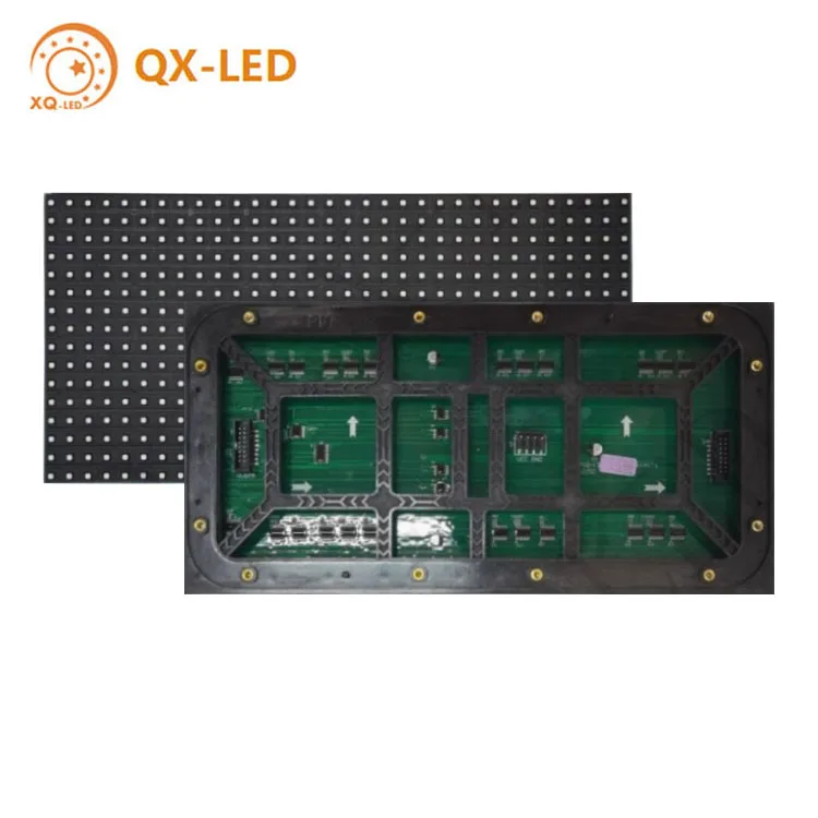 QXLED P10 наружный RGB 320x160 точечный светодиодный дисплей модуль видео настенный фиксированный Панель для рекламы