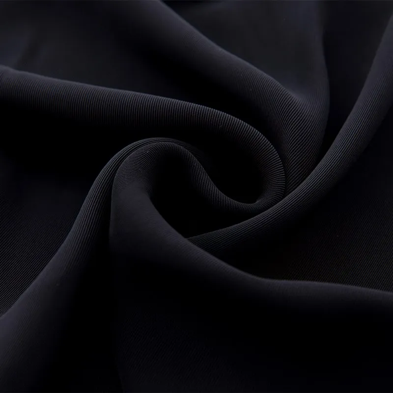 ready to ship heavy plain dyed twill viscose fabric for coats